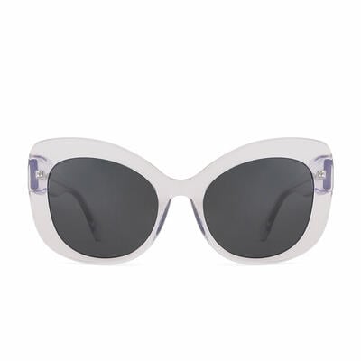 Leta Clear Cat Eye Sunglasses