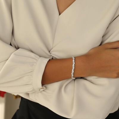 "Starlit Romance" Tennis Bracelet