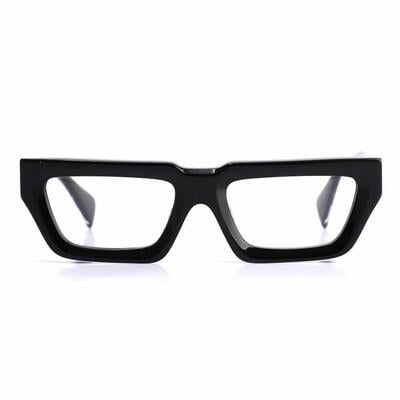 Evea Black Rectangle Glasses