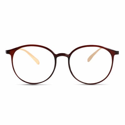 Ethel Brown Round Glasses