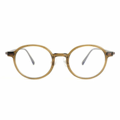 Martina Green Round Glasses