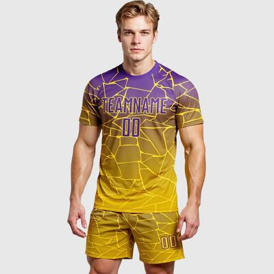 サッカーウェア 上下セット 名前 チーム名 番号 ロゴ スポーツウェア 半袖 Tシャツ ユニフォーム 男女兼用 オリジナル