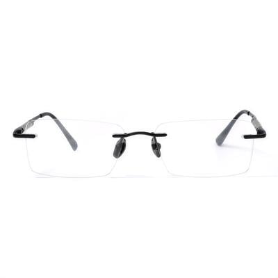 Gwend Schwarze Rechteckige Brille