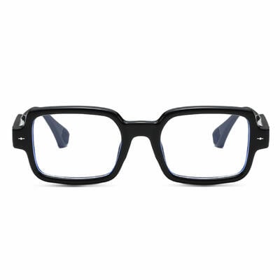 Trisna Black Square Glasses