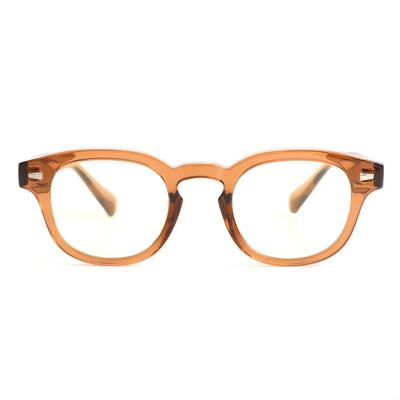 Lucien Orange Quadratische Brille