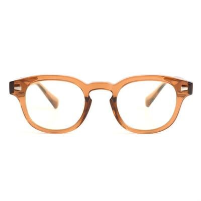 Lucien Orange Quadratische Brille