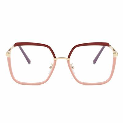Lizzie Pink Square Glasses
