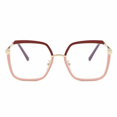 Lizzie Pink Square Glasses