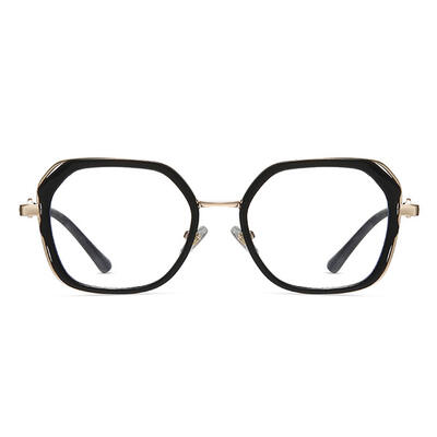 Wells Black Square Glasses