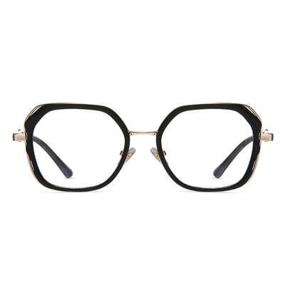 Wells Black Square Glasses