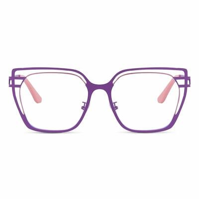 Annabelle Purple Cat Eye Glasses