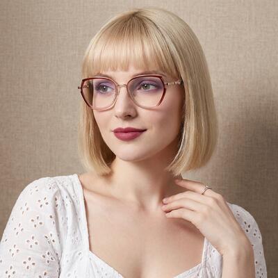 Bettina Red Cat Eye Glasses