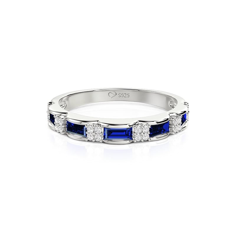 Jeulia Anillo de Boda Eternidad Vintage para Mujeres