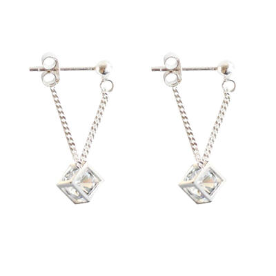 Jeulia Cubic Sterling Silver Earring Drops