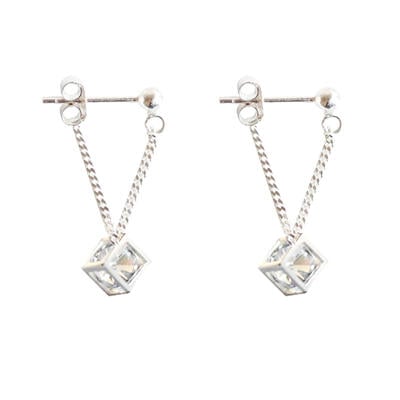 Jeulia Cubic Sterling Silver Earring Drops