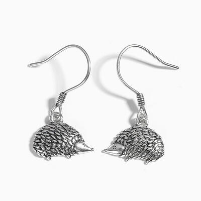 Jeulia Hedgehog Design Sterling Silver Earrings
