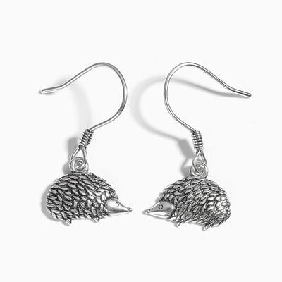 Jeulia Hedgehog Design Sterling Silver Earrings