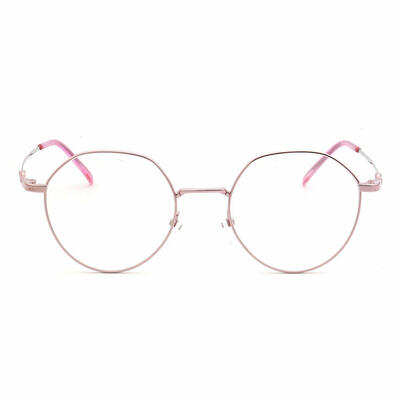 Bridges Pink Round Glasses