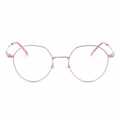 Bridges Pink Round Glasses