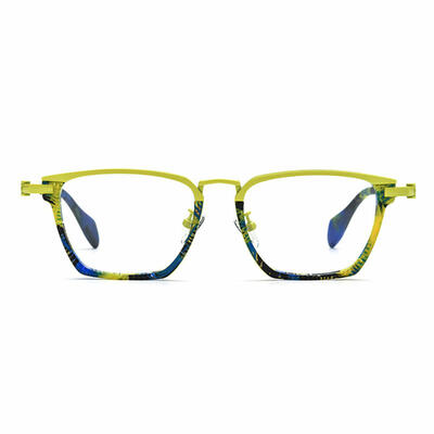 Archibald Yellow Rectangle Glasses