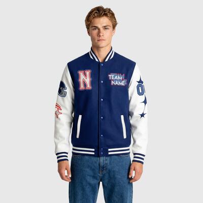 Custom Navy Jacket – Personalized for Fans of New England Personalized Name & Number