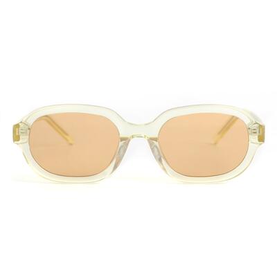 Zoe Yellow Rectangle Sunglasses