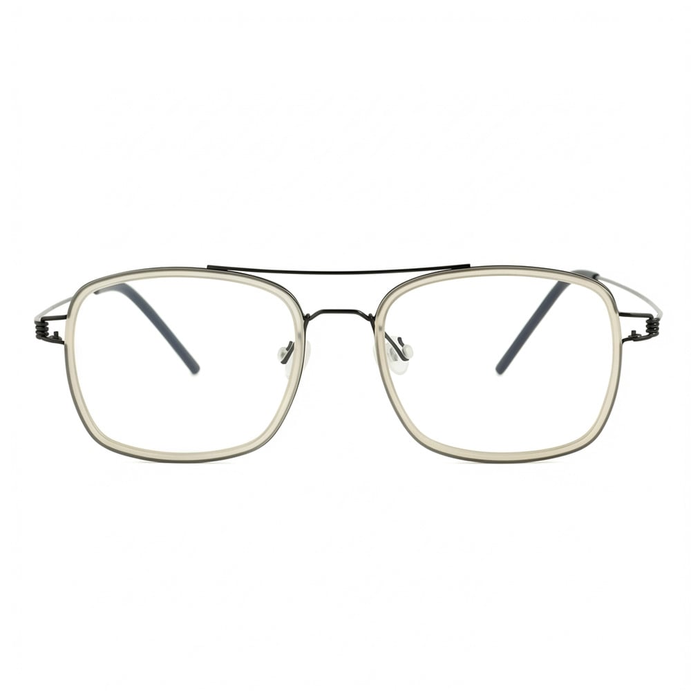 Scott Lunettes Aviateur Transparentes