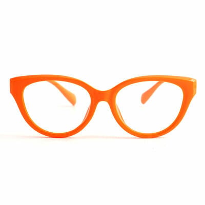 Tammy Orange Cat Eye Glasses