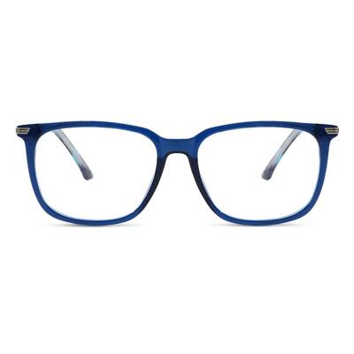 Besseme Blue Square Glasses