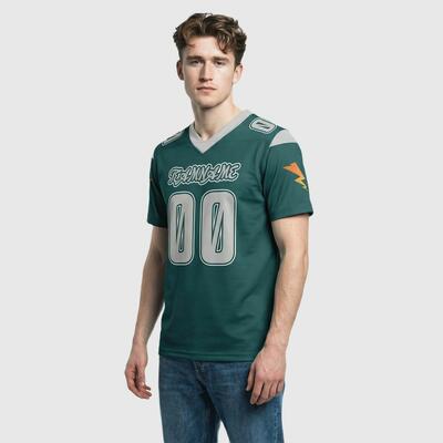 Custom Midnight Green Football Jersey-Personalized for Fans of Philadelphia Football