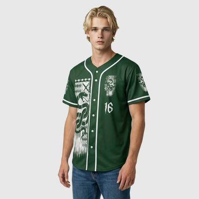 Vintage Green Snake Custom Baseball Jersey-Personalized Team Uniform with Custom Number