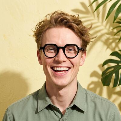Scarlett Black Round Glasses