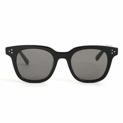 Sofia Schwarze Quadratische Sonnenbrille