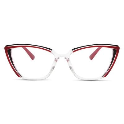 Keynes Lunettes Cat Eye Rouges
