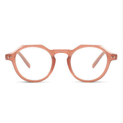Madeline Pink Round Glasses