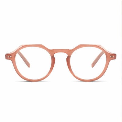 Madeline Pink Round Glasses