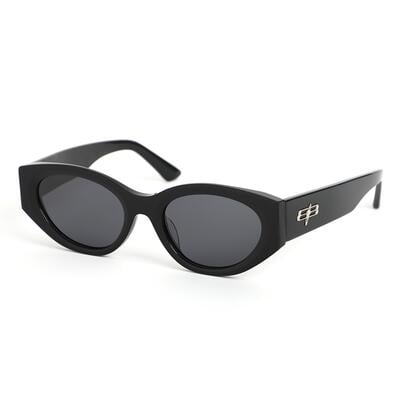 Elizabeth Lunettes de soleil Cat Eye Noires