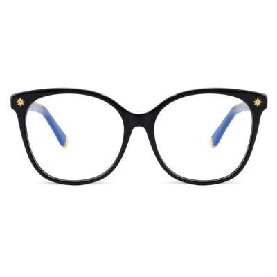 Ellison Schwarze Quadratische Brille