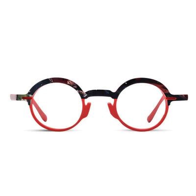 Jeremy Rote Runde Brille