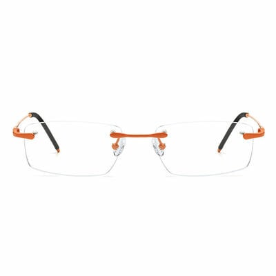 Dorothy Lunettes Rectangulaires Orange