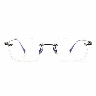 Montague Black Rectangle Glasses