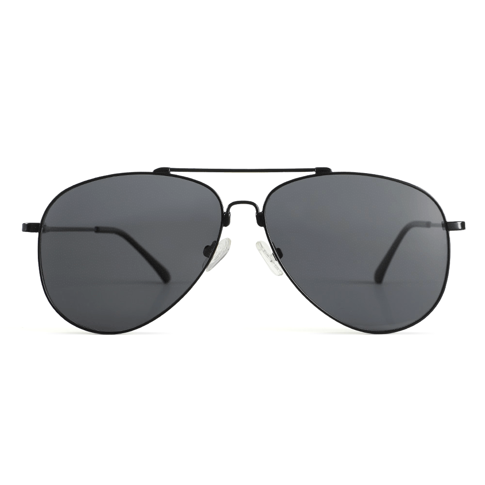Verna Black Aviator Sunglasses