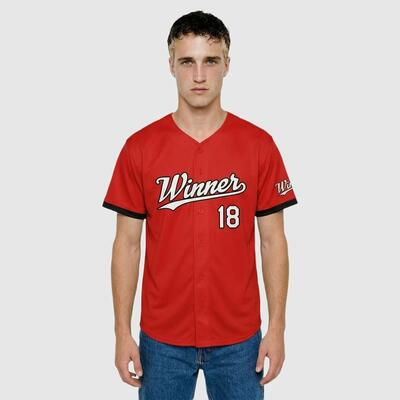 Custom Hiroshima Inspired Red Baseball Jersey – Personalized Name & Number