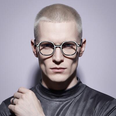 Violae Black Square Glasses