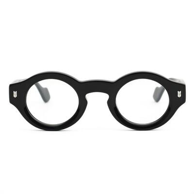 Young Schwarze Runde Brille