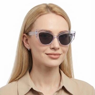 Pioneer Lunettes de soleil Cat Eye Transparentes