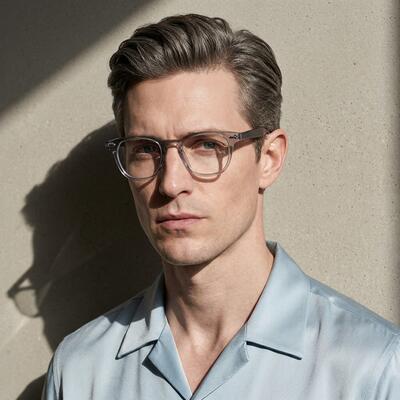 Reed Graue Quadratische Brille