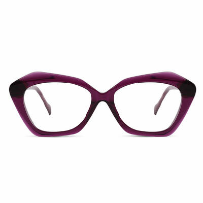 Elizabeth Purple Cat Eye Glasses