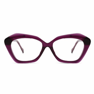 Elizabeth Purple Cat Eye Glasses