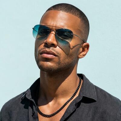 Elroy Lunettes de soleil Aviateur Grises